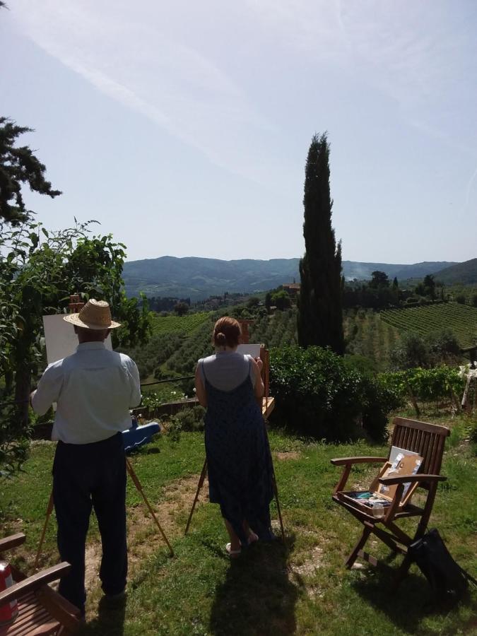 Agriturismo Podere Somigli Di Lorenzo Correani Hotell Greve in Chianti Eksteriør bilde